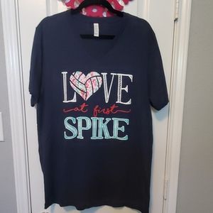 New women's volleyball inspired tshirt